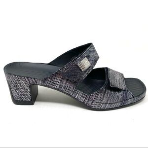 Vital Joy Leather Open Back Comfort Dressy mules sandals